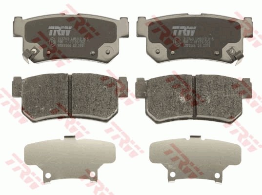 Brake Pad Set, disc brake TRW GDB3366 2