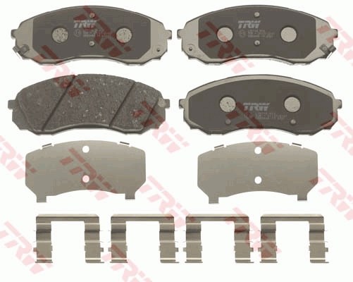 Brake Pad Set, disc brake TRW GDB3448 2