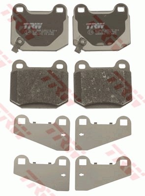 Brake Pad Set, disc brake TRW GDB3350 2