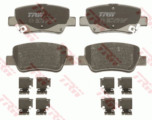 Brake Pad Set, disc brake TRW GDB4175 2