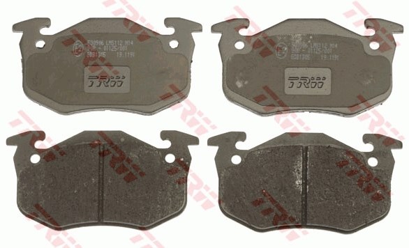 Brake Pad Set, disc brake TRW GDB1305 2