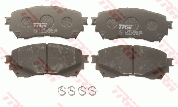 Brake Pad Set, disc brake TRW GDB3580 2