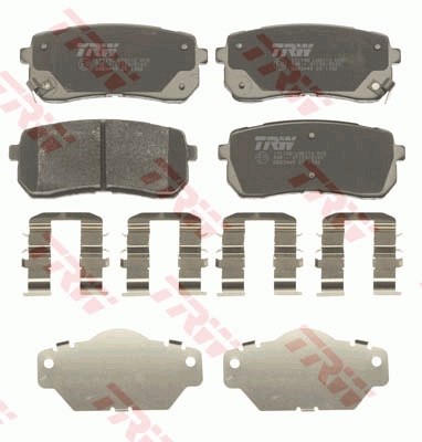 Brake Pad Set, disc brake TRW GDB3449 2