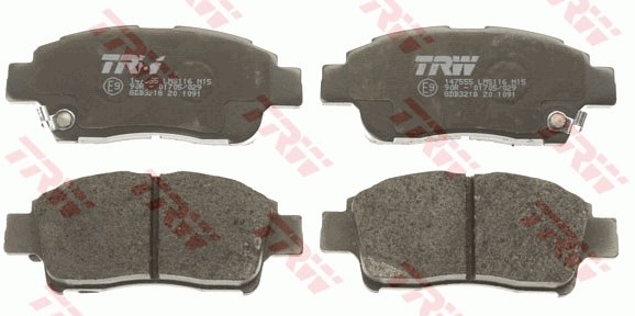 Brake Pad Set, disc brake TRW GDB3218 2