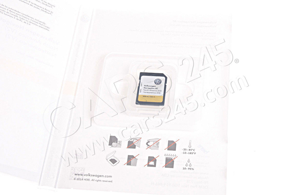 Sd memory card for navigation system with navigation data AUDI / VOLKSWAGEN 5G0919866H 2