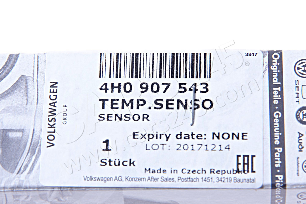 Temperature sensor AUDI / VOLKSWAGEN 4H0907543 4
