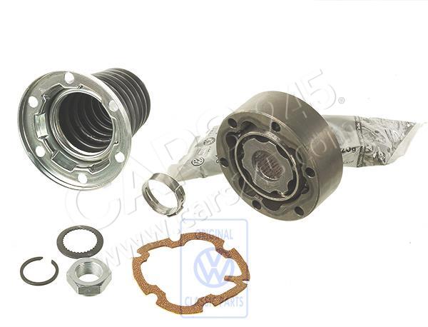 Constant velocity joint with boot, attachment parts and grease inner, left inner AUDI / VOLKSWAGEN 191498103