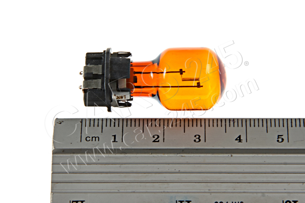Lamp Carrier With Bulb, Yellow Glass  , PWY24W AUDI / VOLKSWAGEN N10776302 3