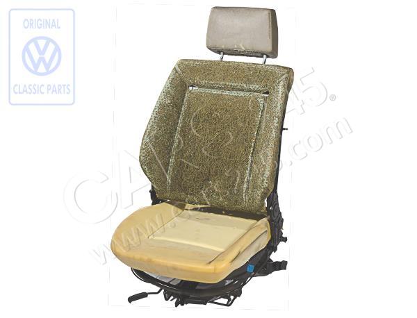Seat complete with backrest and headrest (without cover) left AUDI / VOLKSWAGEN 155881023