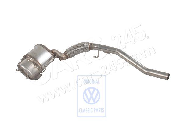 Exhaust pipe with catalyst and particulate filter rhd AUDI / VOLKSWAGEN 3C0254703DX