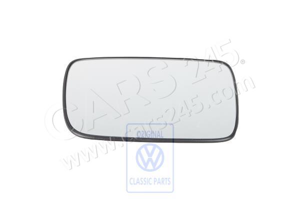 Mirror glass (convex) with carrier plate right lhd, right outer AUDI / VOLKSWAGEN 6N1857522 2