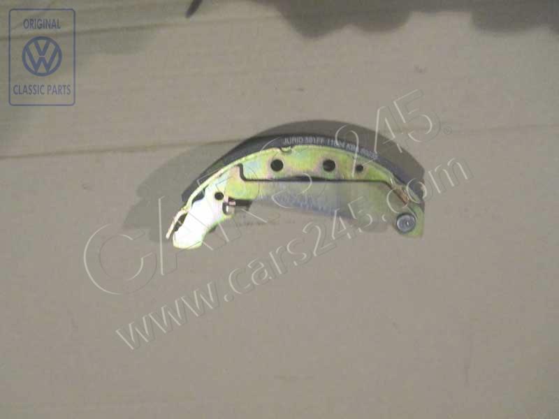 Brake shoe with lining and brake lever left AUDI / VOLKSWAGEN 811609527E