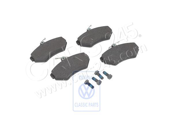 1 set of brake pads for disk brake AUDI / VOLKSWAGEN 6N0698151B
