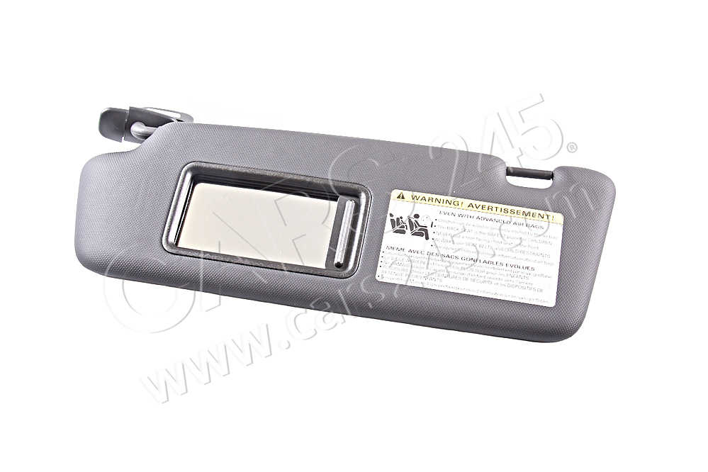 Sun visor with mirror and cover AUDI / VOLKSWAGEN 8U0857551F7C0