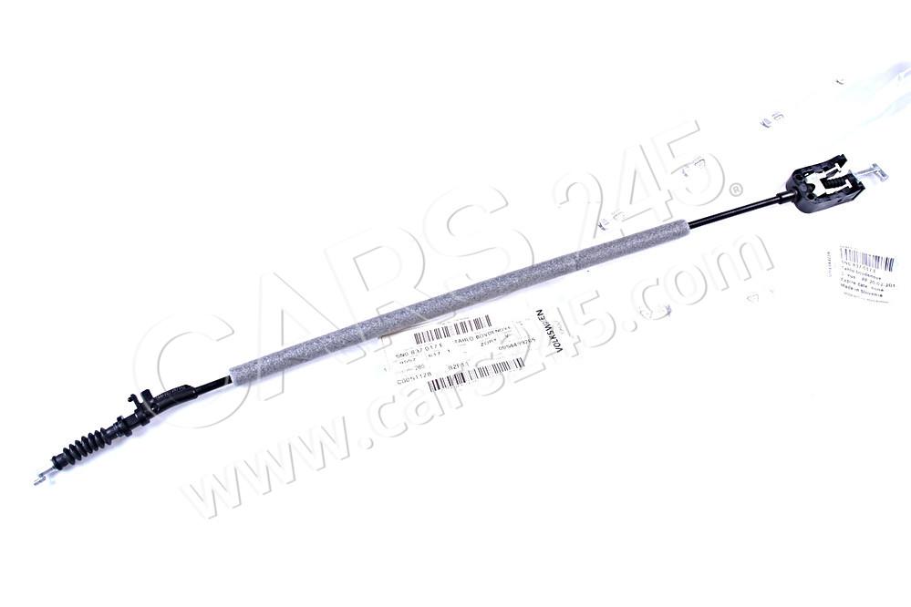 Bowden cable left a. right, outer AUDI / VOLKSWAGEN 5N0837017E 5