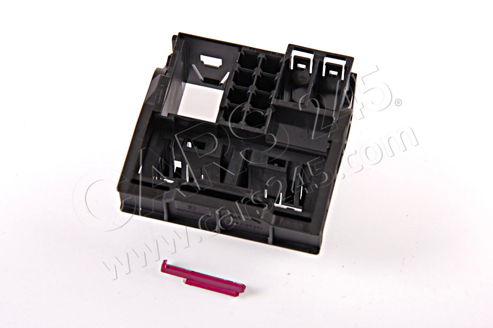 Flat contact housing with additional contact lock and additional connector housing mountings 8 pin AUDI / VOLKSWAGEN 3B7035444A
