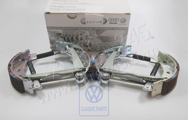 1 set: brake shoes with linings left AUDI / VOLKSWAGEN 867698520X 3