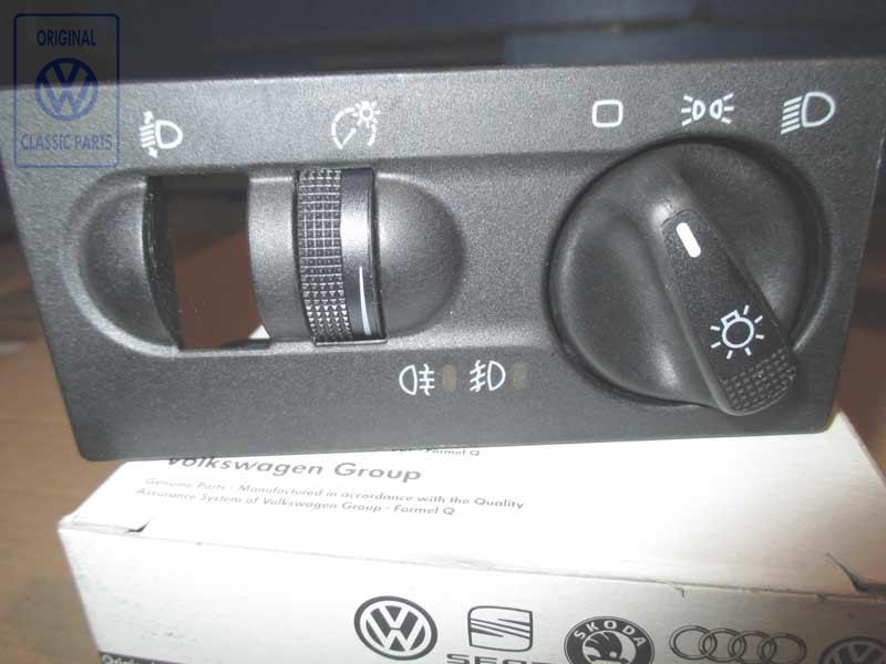 Multiple switch for side lights, headlights, front and rear fog lights rhd AUDI / VOLKSWAGEN 1H6941532F