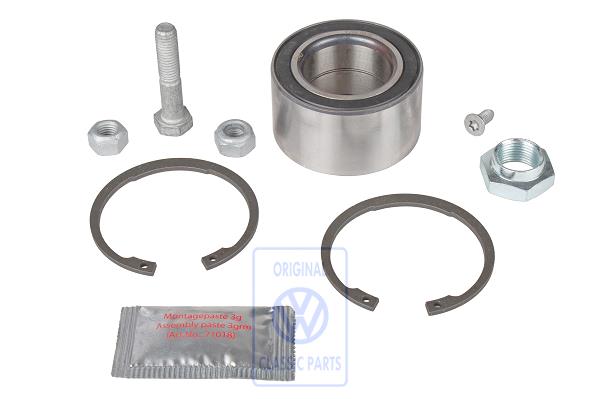 Wheel bearing with assembly parts front AUDI / VOLKSWAGEN 321498625E