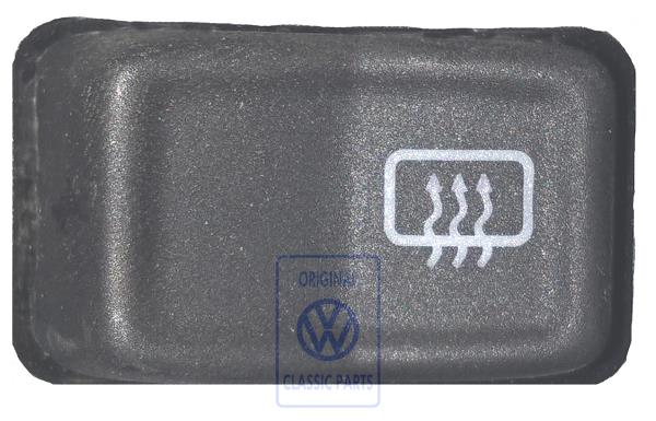 Switch for heated rear window lhd AUDI / VOLKSWAGEN 321959621B