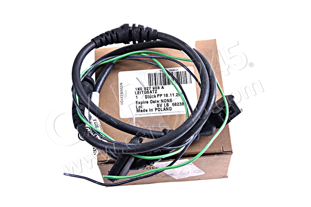 Wiring harness for speed sensor right, right front SKODA 1K0927903A 4