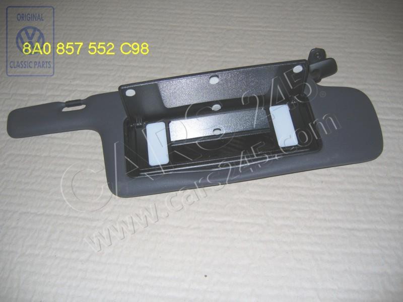 Sun visor with illuminated mirror and cover AUDI / VOLKSWAGEN 8A0857552C98