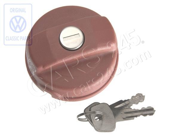 Cap, lockable, not for one key locking system for fuel tank profile ah AUDI / VOLKSWAGEN 533201551E