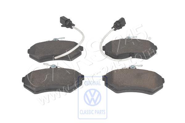 1 set of brake pads with wear display for disc brakes                   'eco' AUDI / VOLKSWAGEN JZW698151G