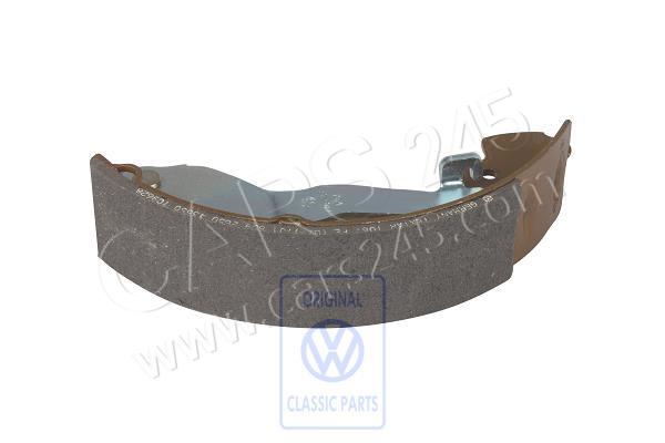Brake shoe with lining and brake lever right AUDI / VOLKSWAGEN 701609532E