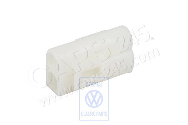 Rd. connector sleeve housing 1 pin, 2 pin AUDI / VOLKSWAGEN 811972577