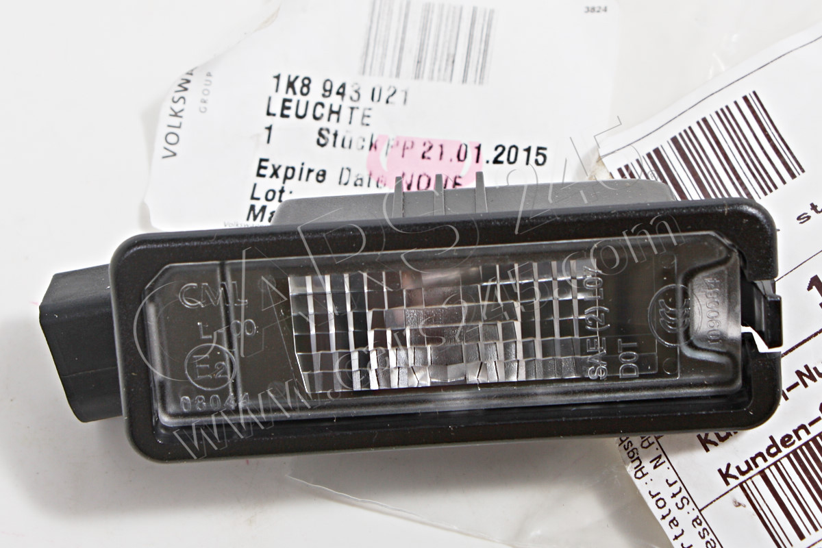 Licence plate light SEAT 1K8943021 3