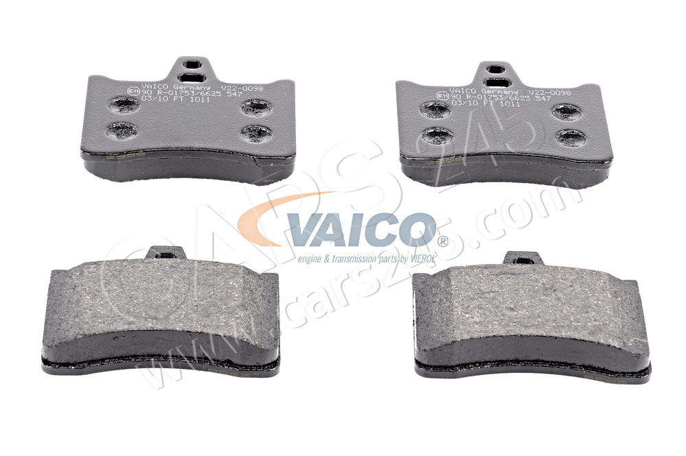 Brake Pad Set, disc brake VAICO V22-0098