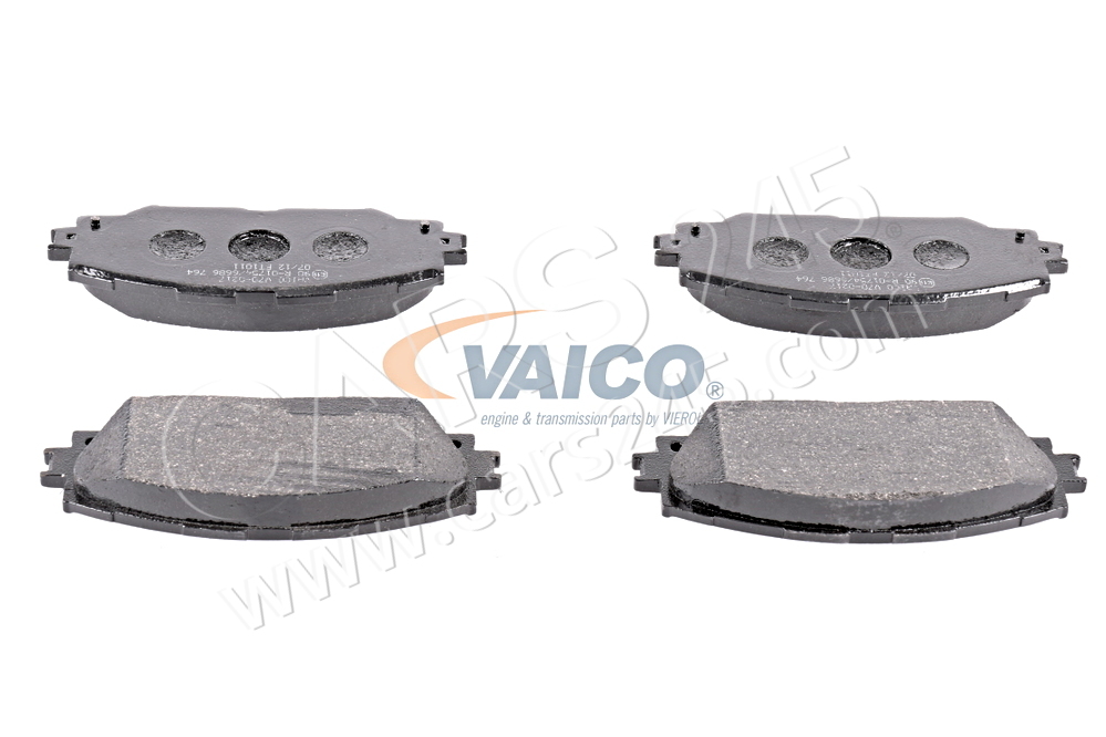 Brake Pad Set, disc brake VAICO V70-0217