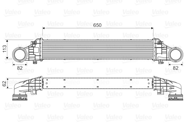 Charge Air Cooler VALEO 818587