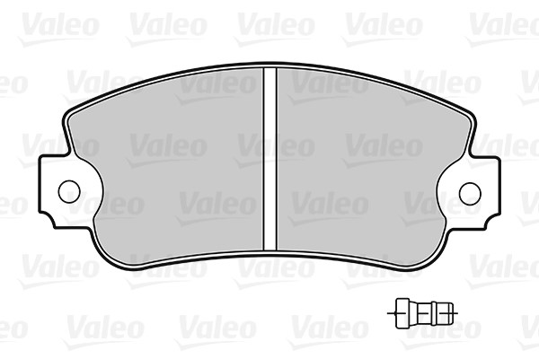 Brake Pad Set, disc brake VALEO 301091 2