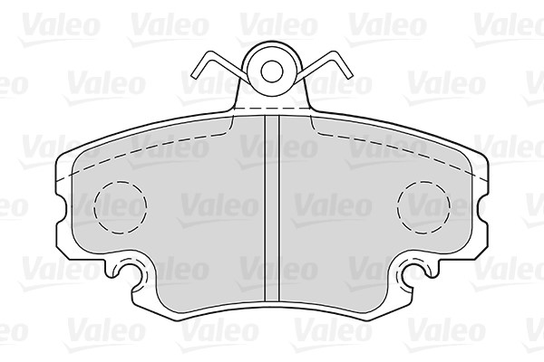 Brake Pad Set, disc brake VALEO 301002 2