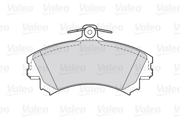 Brake Pad Set, disc brake VALEO 301318 2