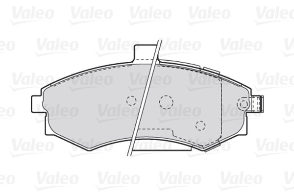 Brake Pad Set, disc brake VALEO 301781 2