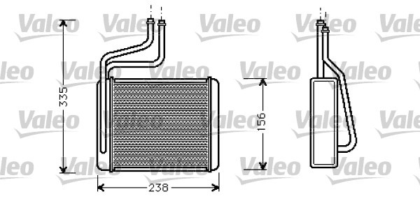 Heat Exchanger, interior heating VALEO 812275