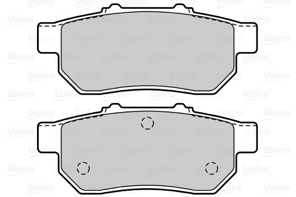 Brake Pad Set, disc brake VALEO 601530 2