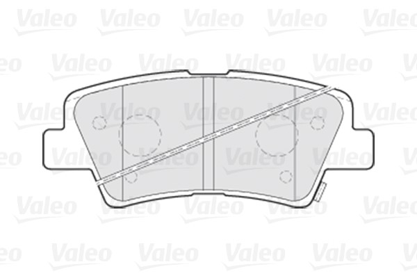 Brake Pad Set, disc brake VALEO 301301 2