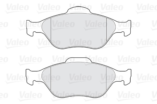 Brake Pad Set, disc brake VALEO 301564 2