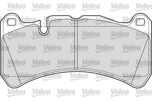 Brake Pad Set, disc brake VALEO 601685