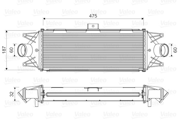 Charge Air Cooler VALEO 818724
