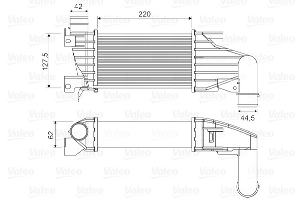 Charge Air Cooler VALEO 818555