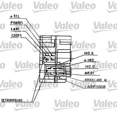 Steering Column Switch VALEO 251274 2
