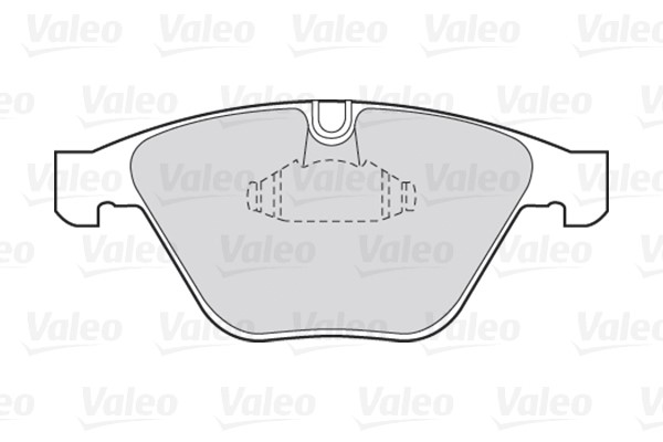 Brake Pad Set, disc brake VALEO 301410 2