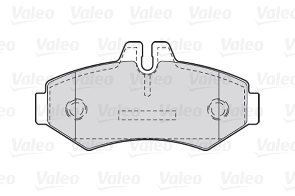 Brake Pad Set, disc brake VALEO 301300 2