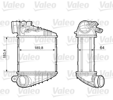 Charge Air Cooler VALEO 817457