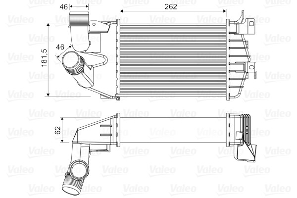 Charge Air Cooler VALEO 818556